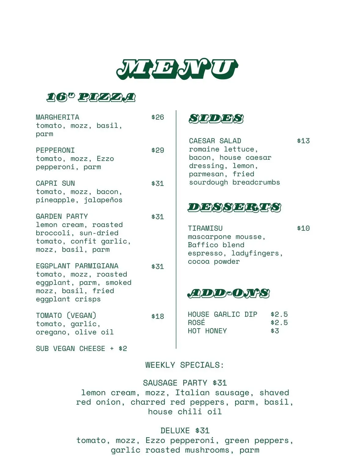 Menu 3