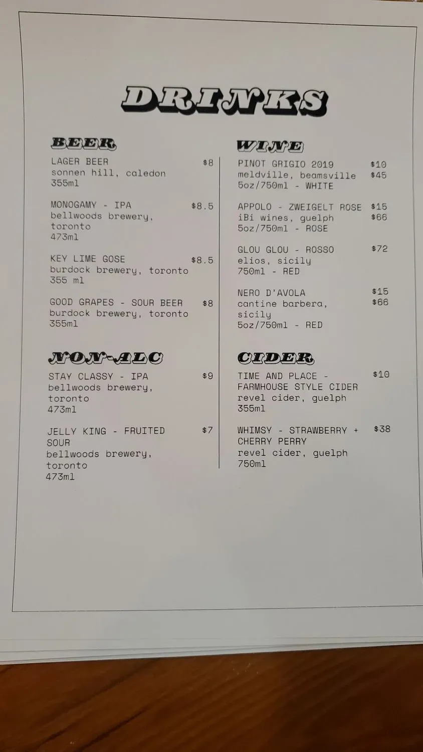 Menu 2