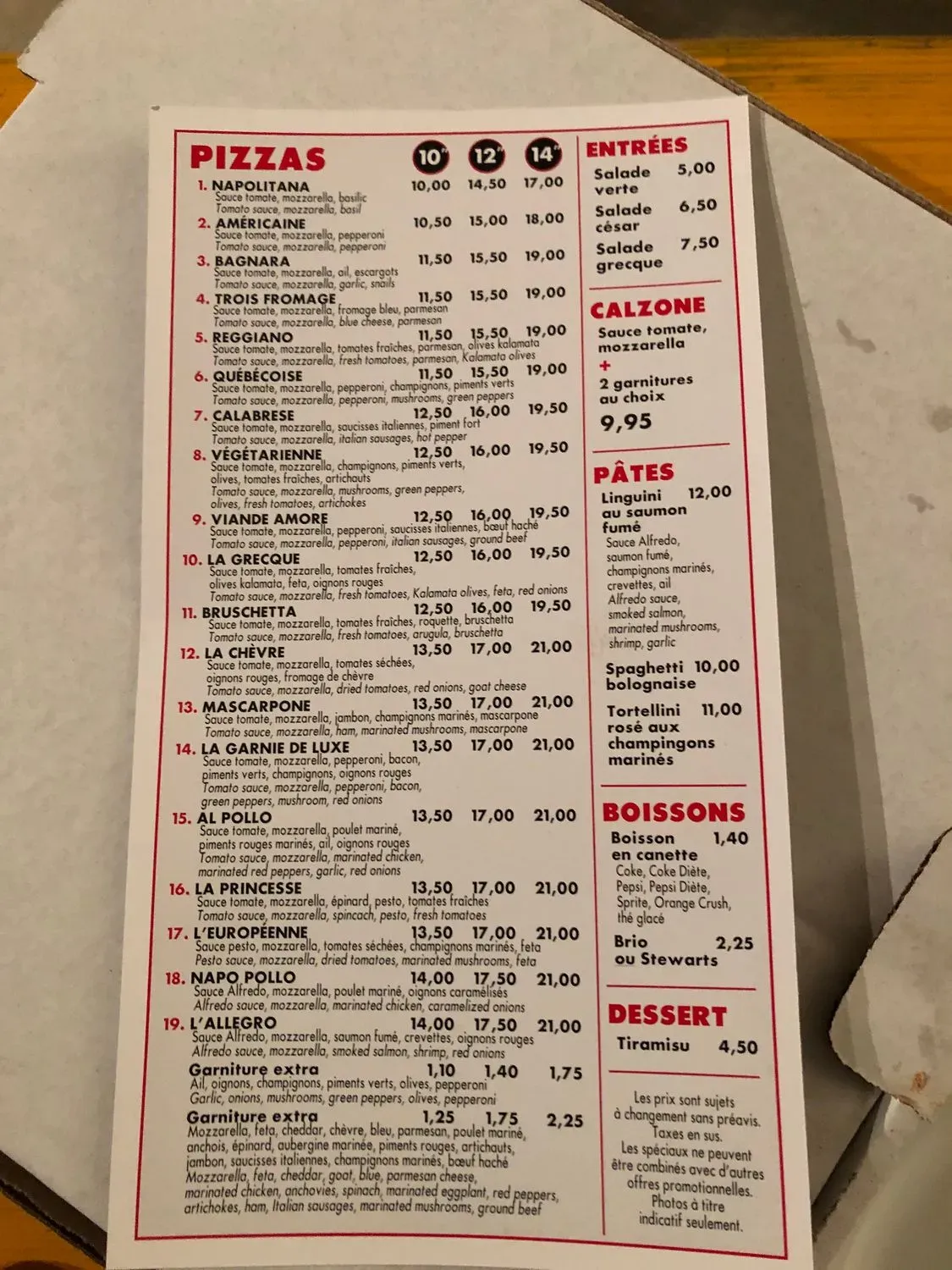 Menu 3