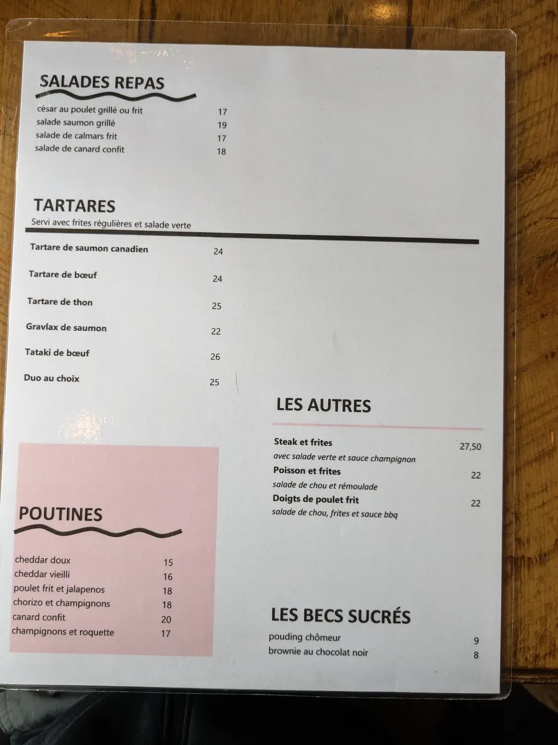 Menu 3