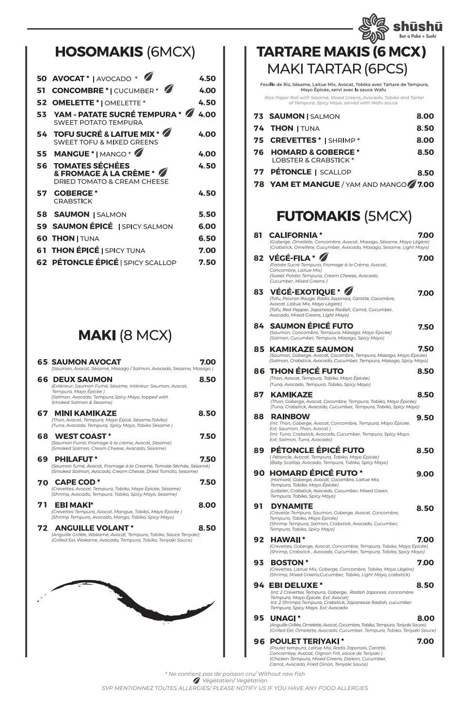 Menu 3