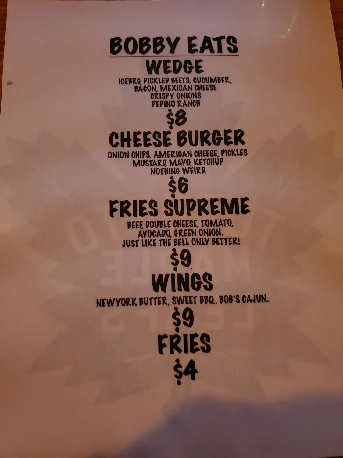 Menu 2