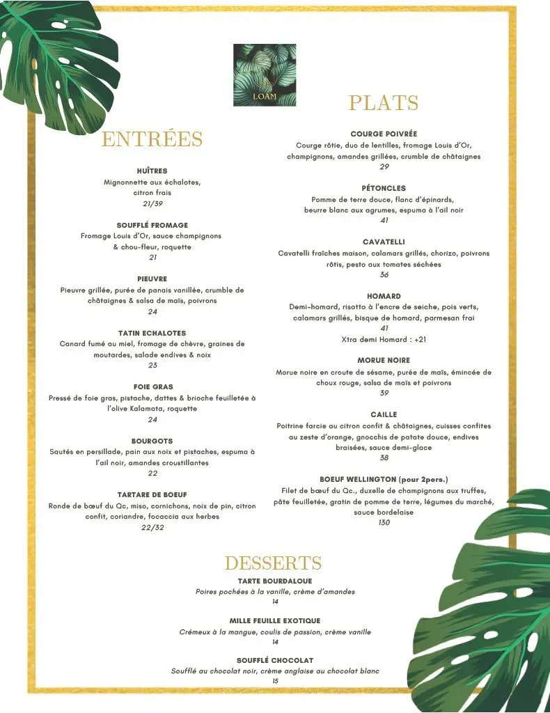 Menu 2