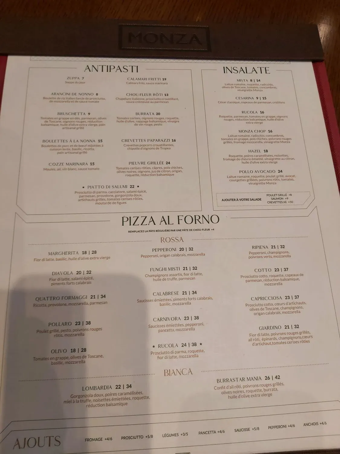 Menu 2