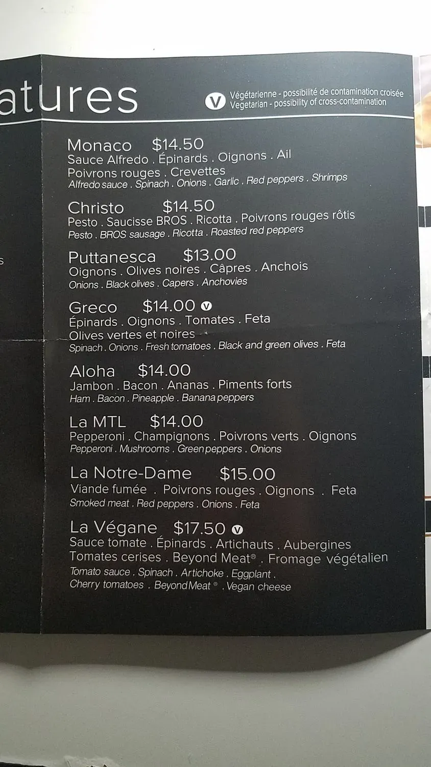 Menu 2