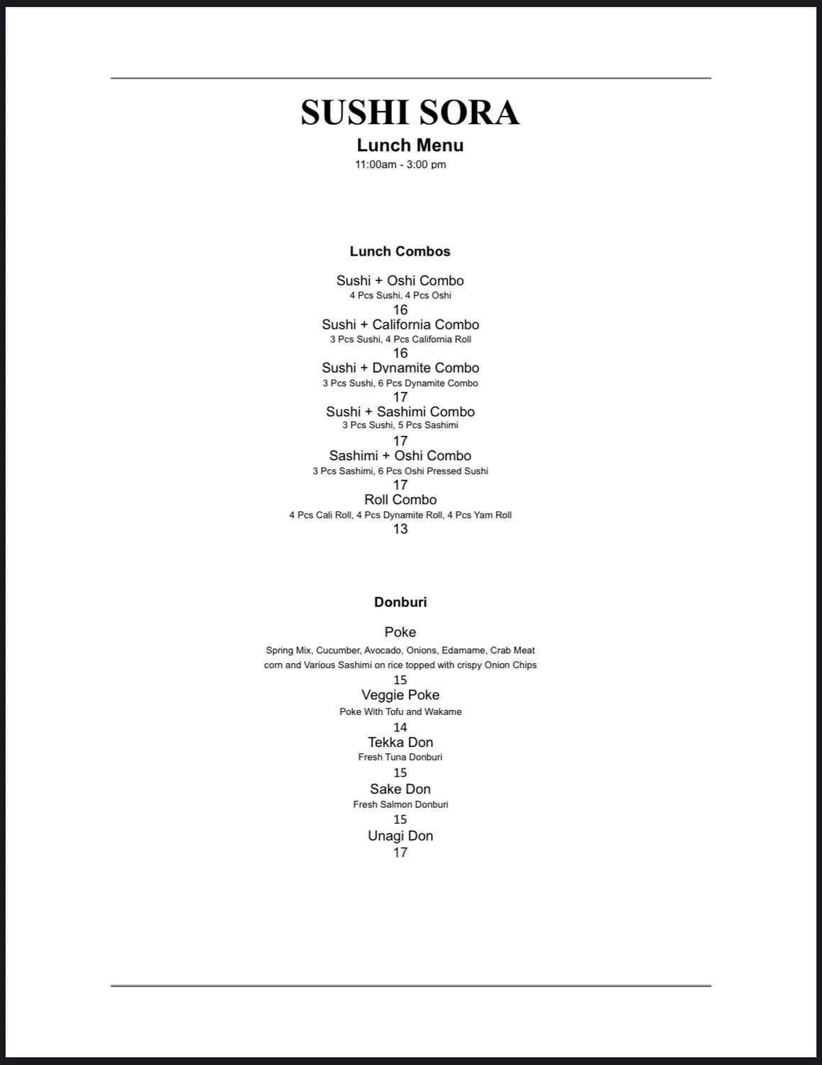 Menu 3