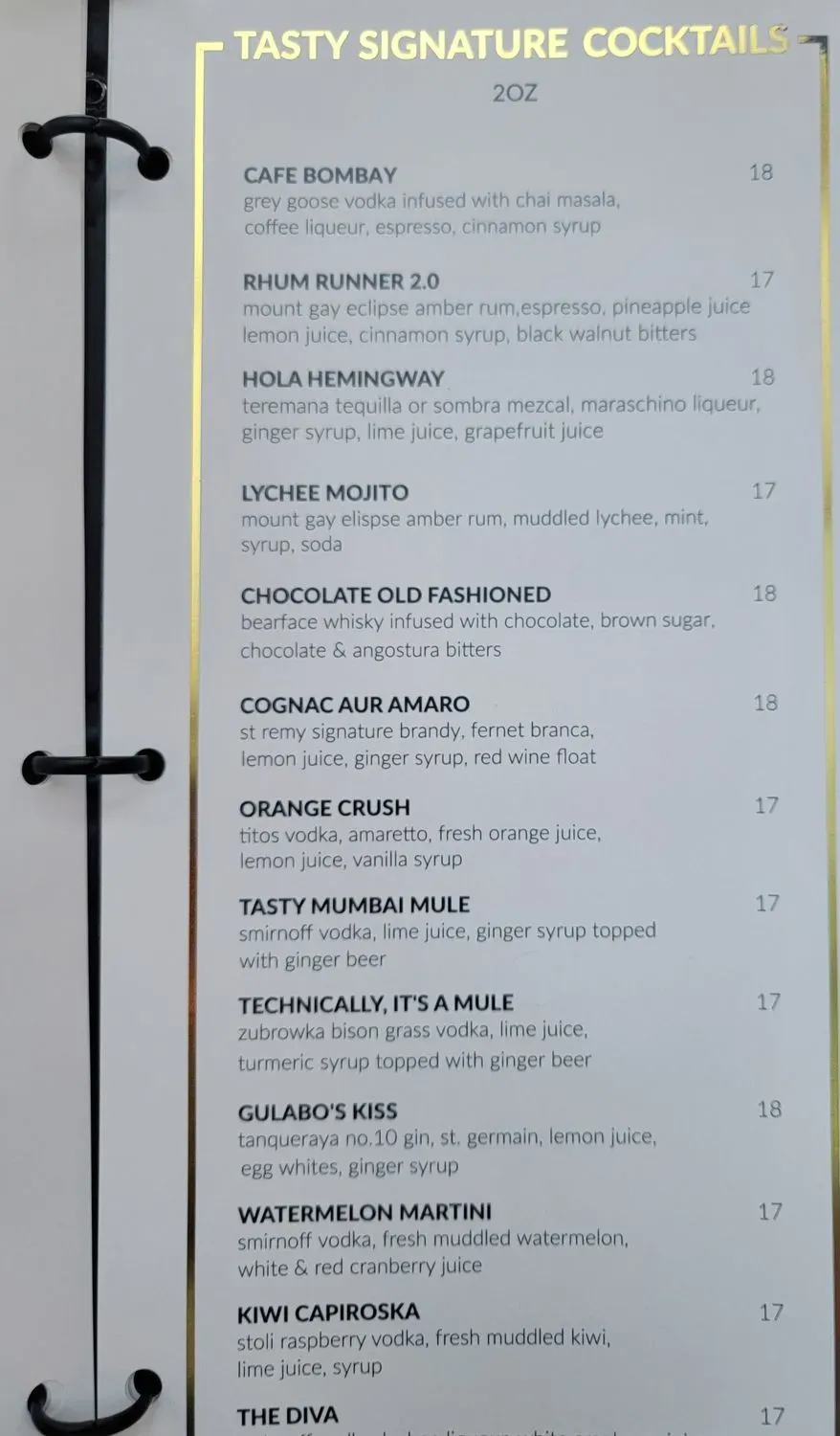 Menu 2