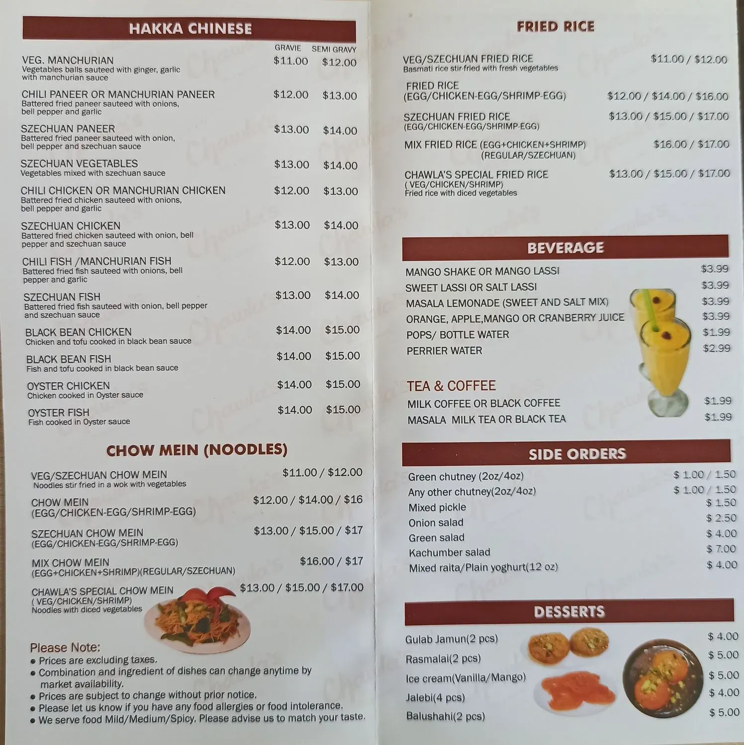 Menu 2