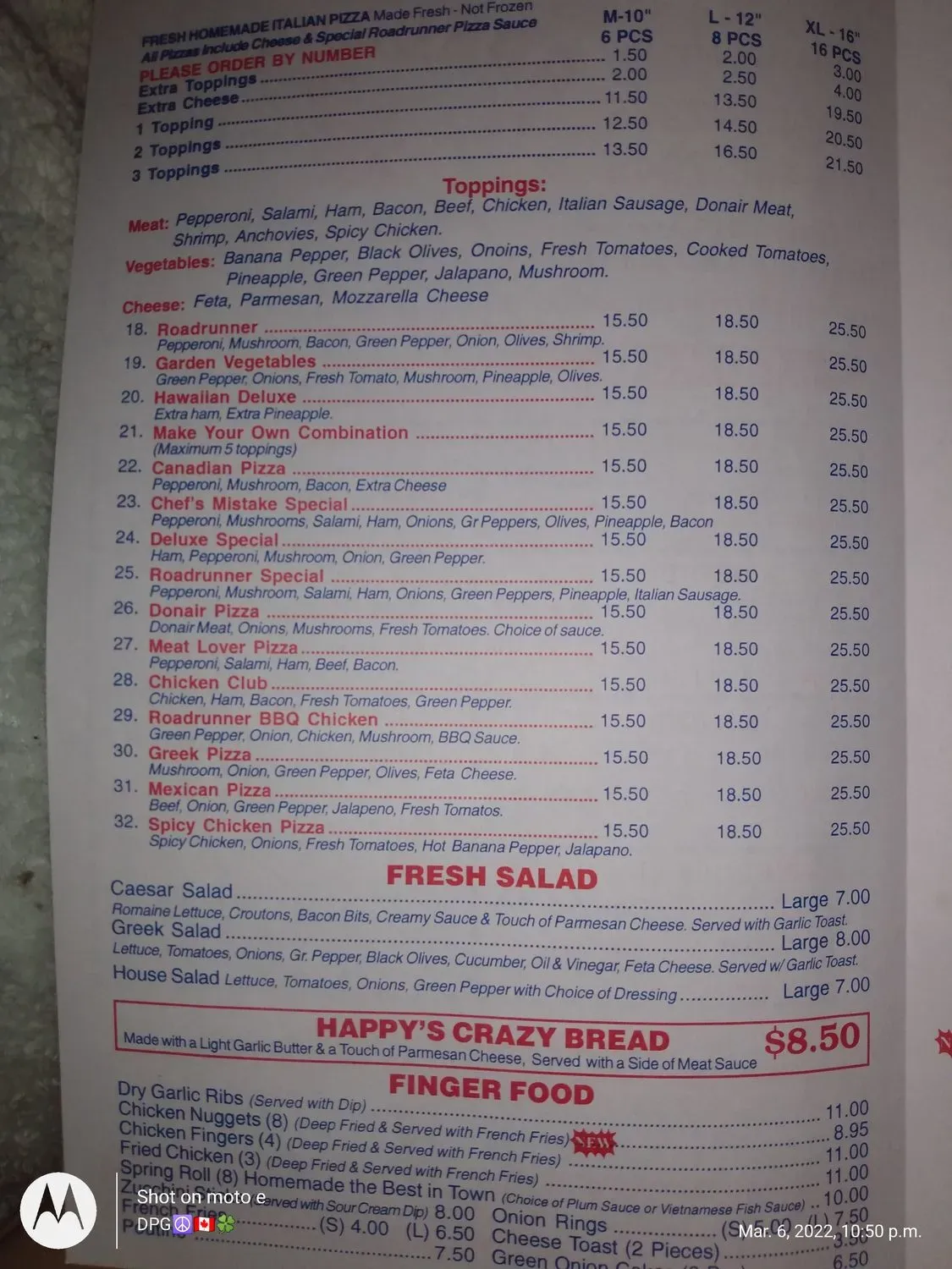 Menu 3