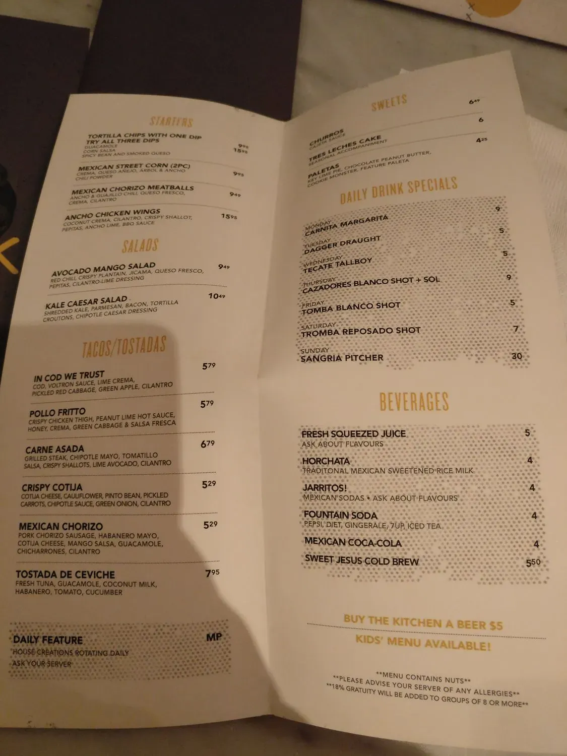 Menu 3