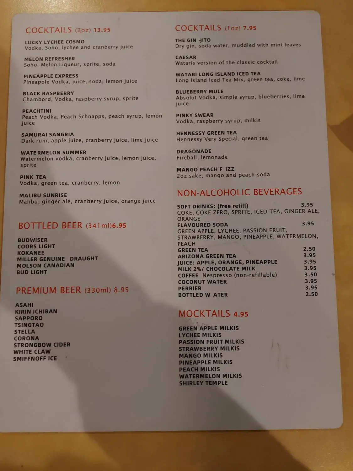 Menu 3