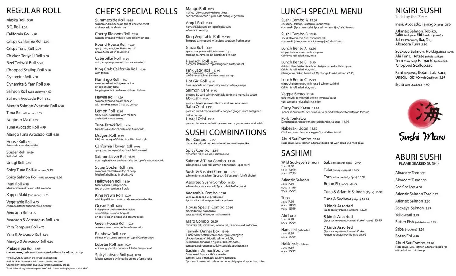 Menu 2