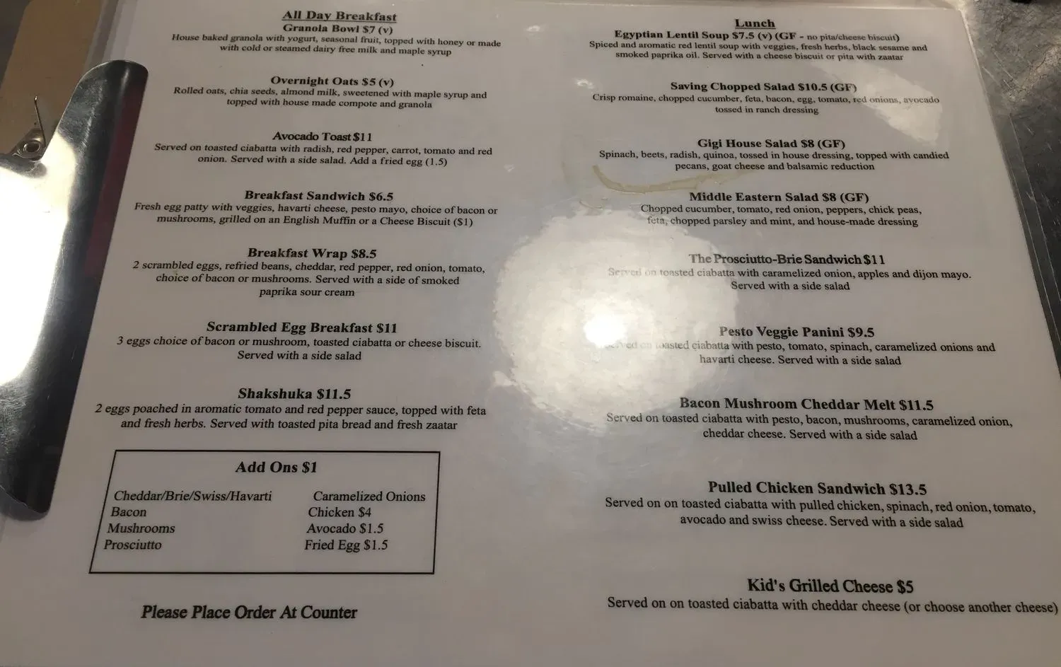 Menu 3