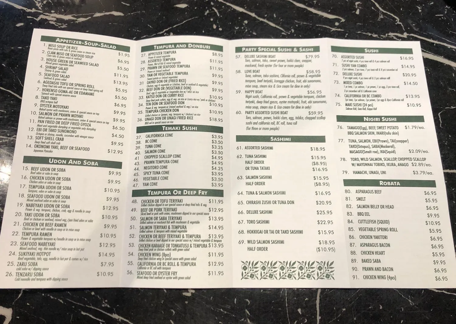 Menu 3