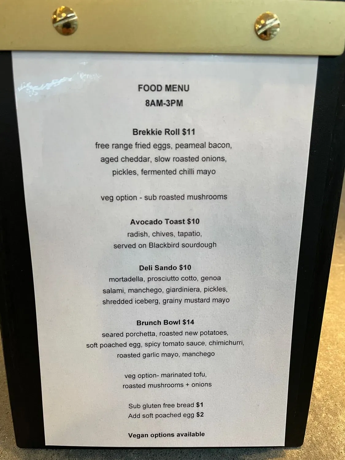 Menu 3