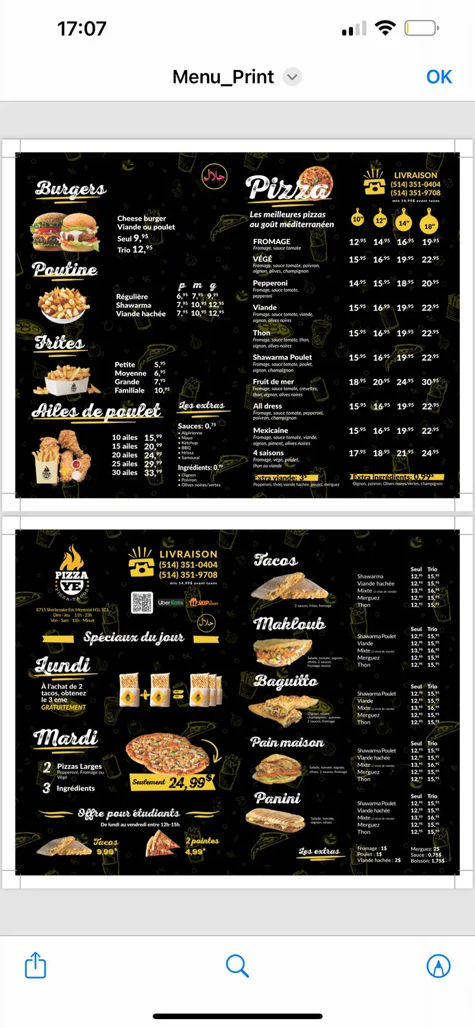 Menu 2