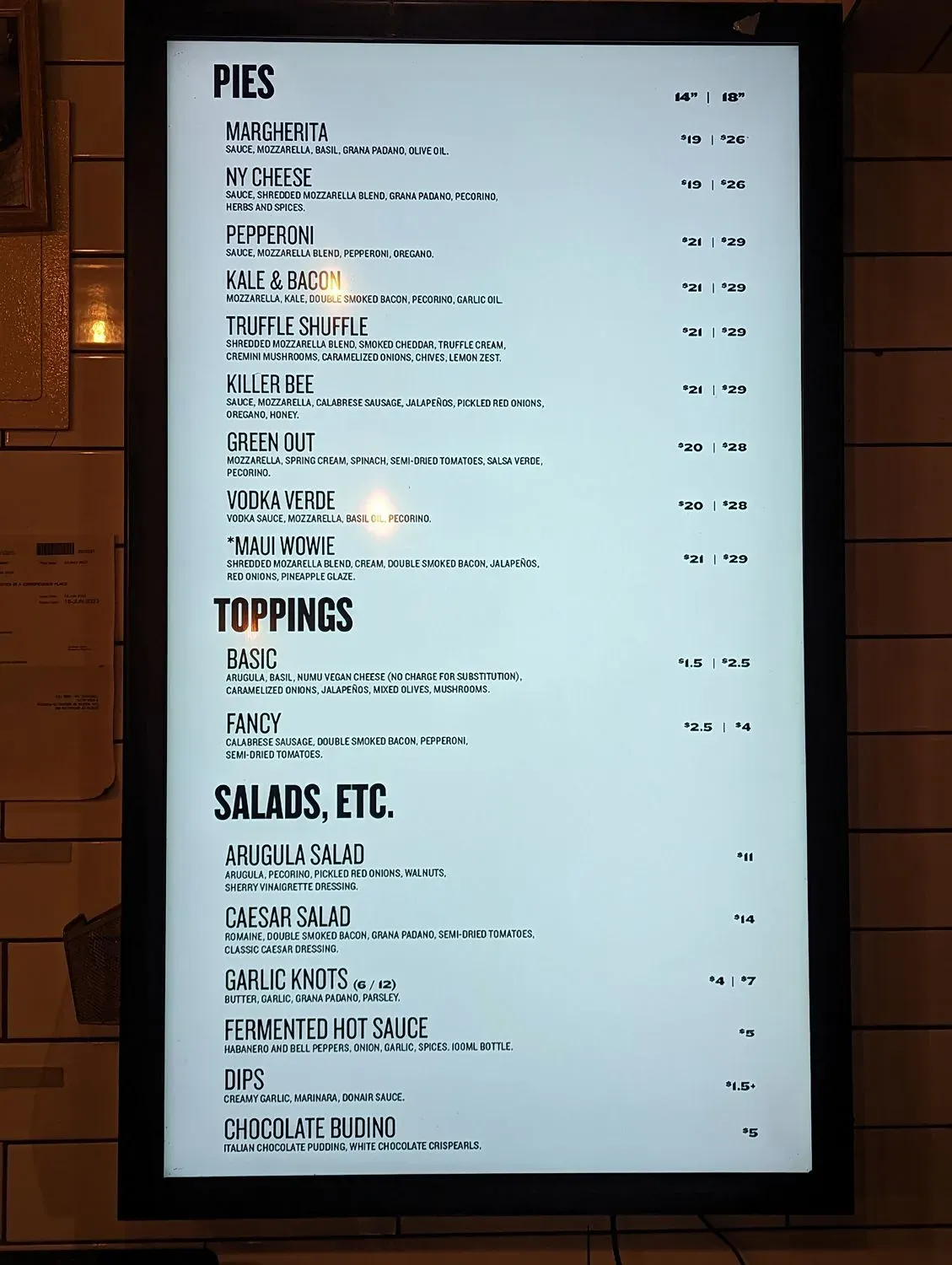 Menu 2