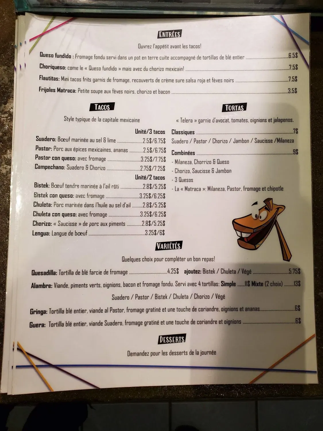 Menu 3