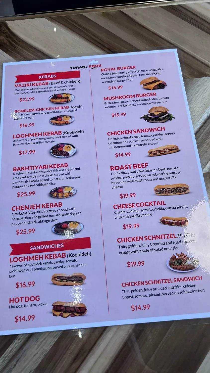 Menu 3