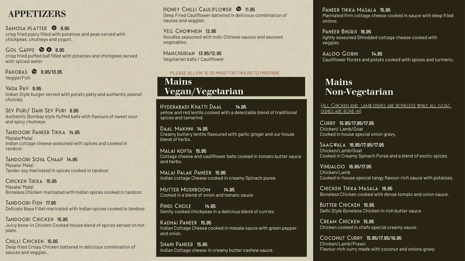 Menu 2