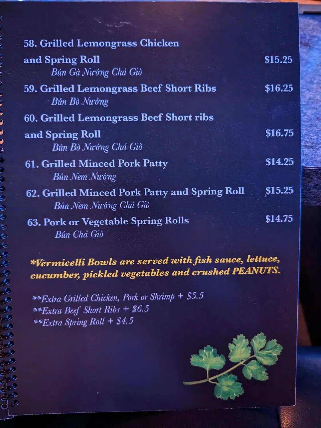 Menu 2