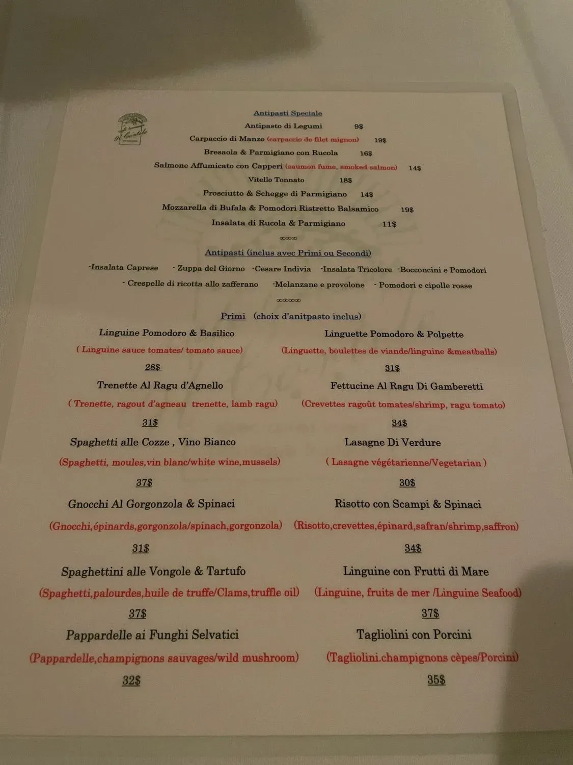 Menu 3