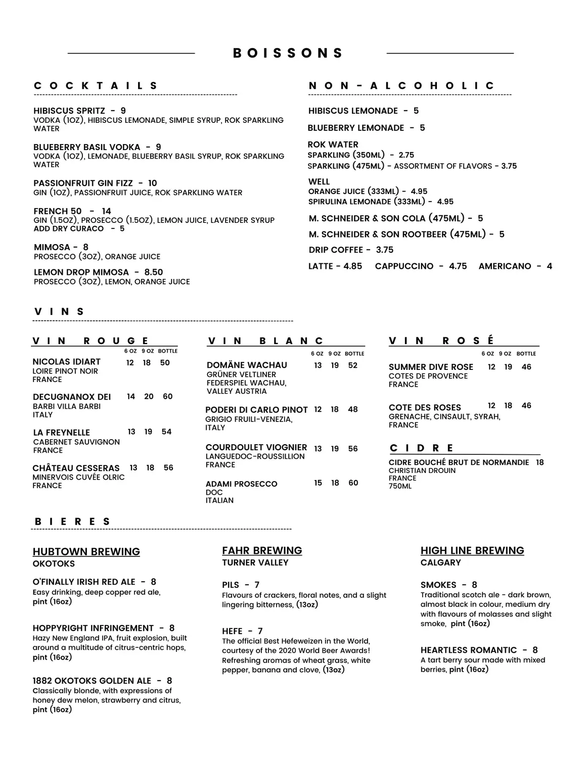 Menu 2