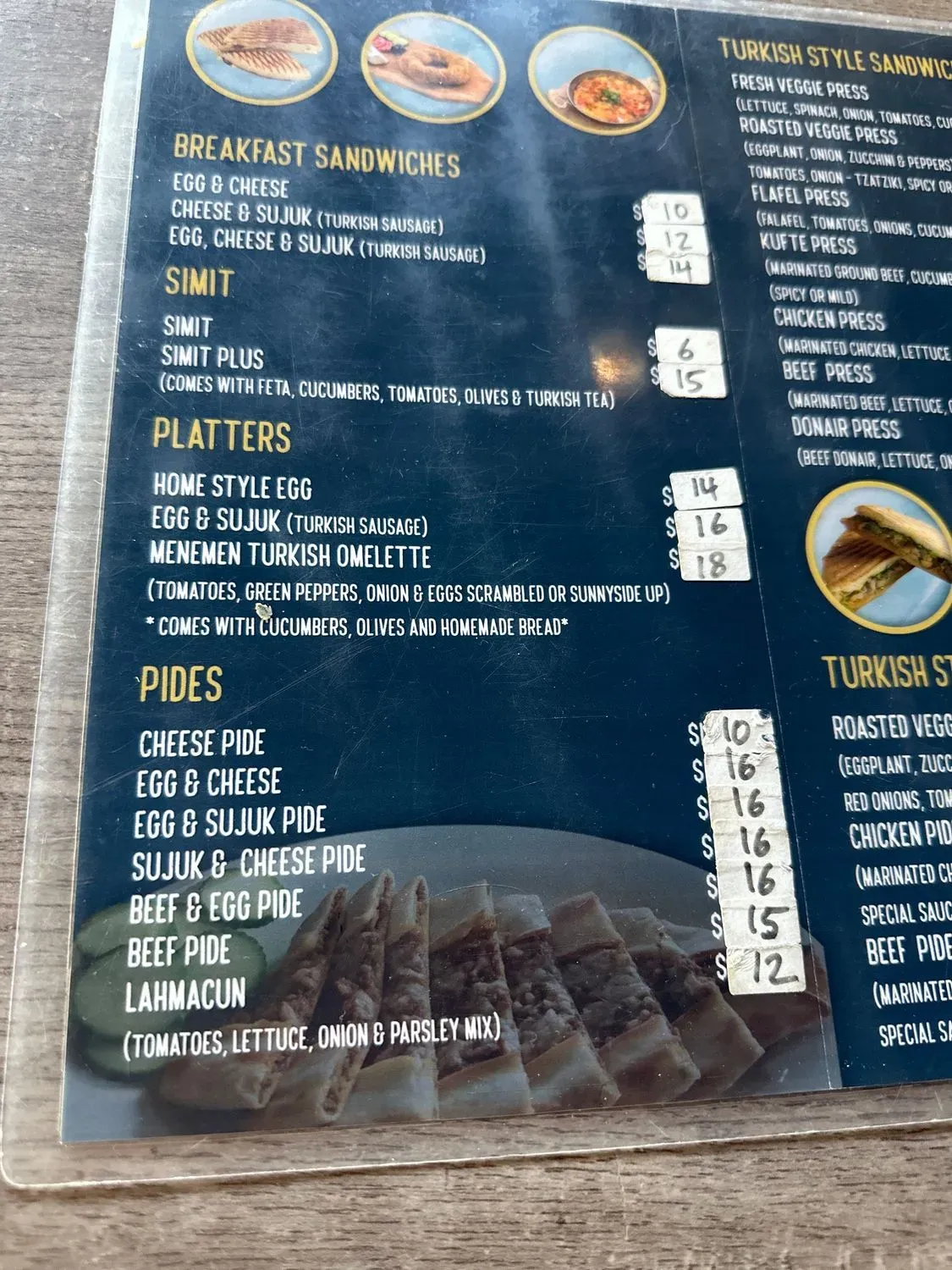 Menu 3