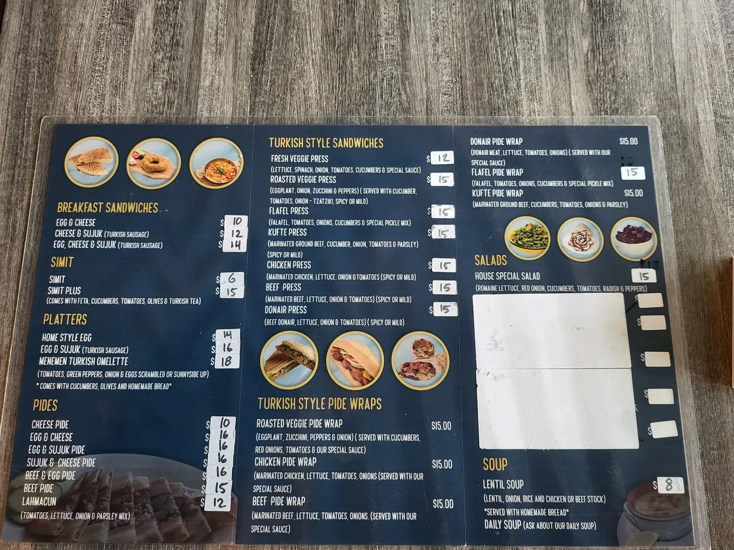 Menu 2