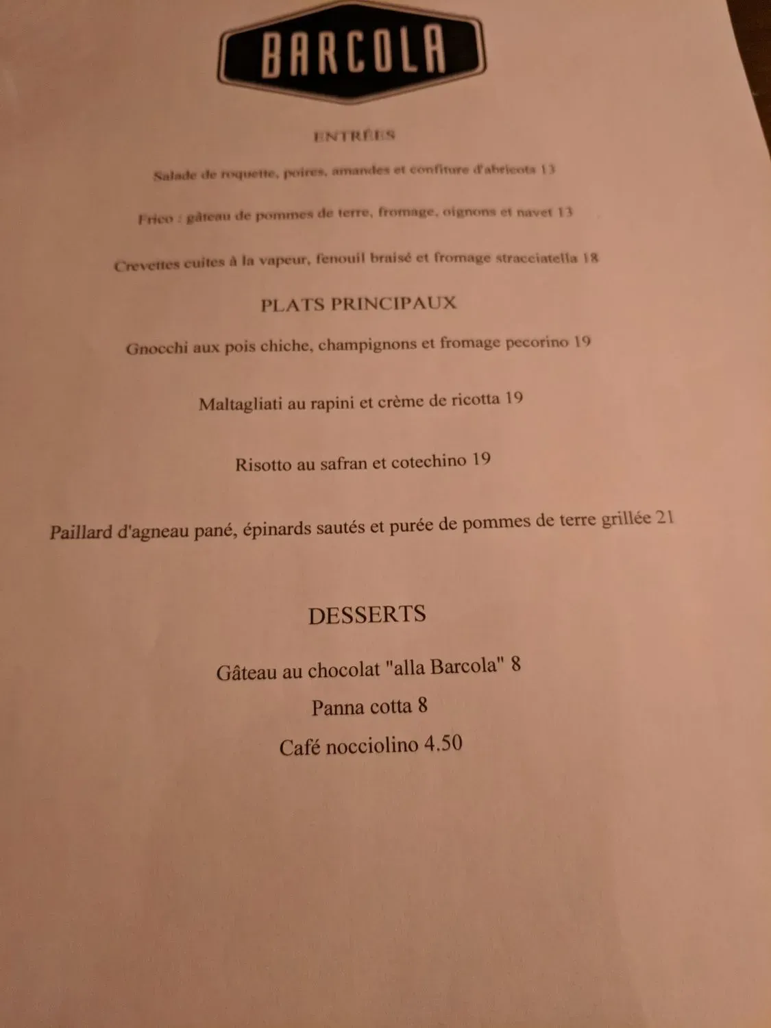 Menu 2