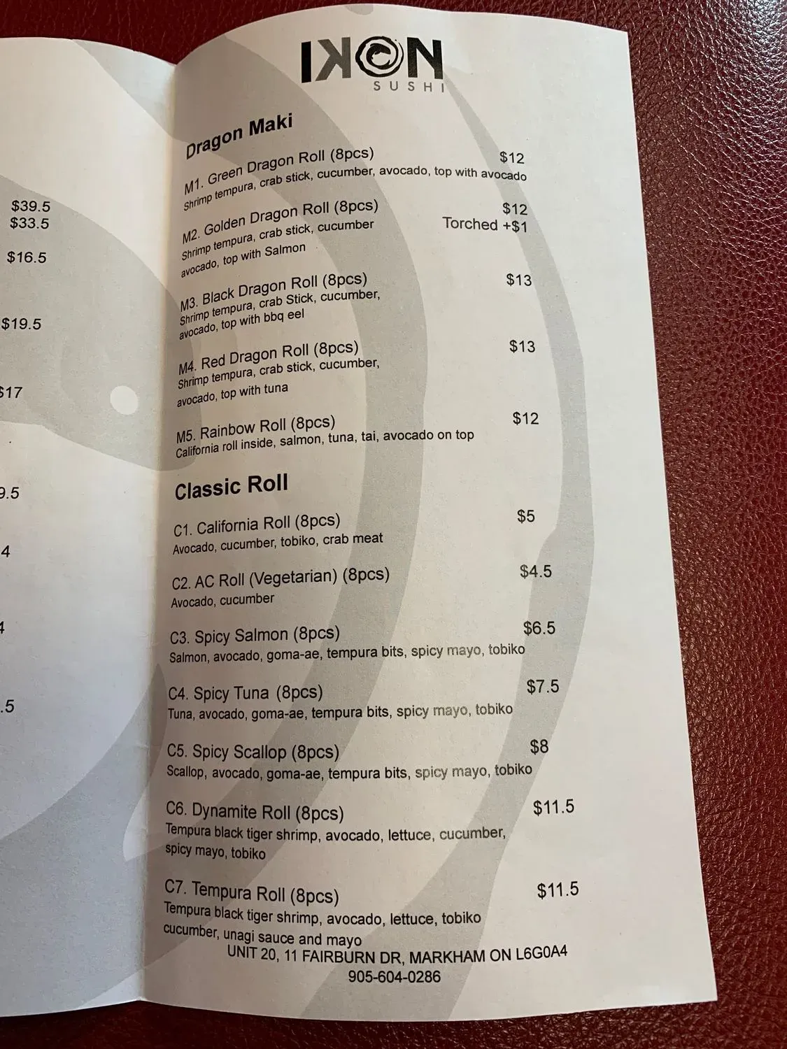 Menu 3