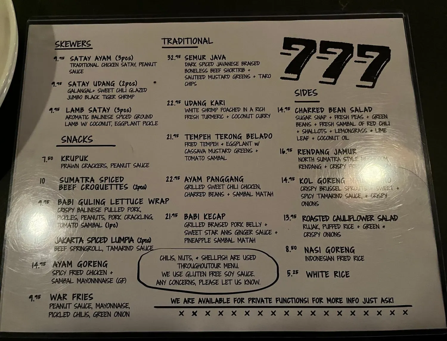 Menu 3