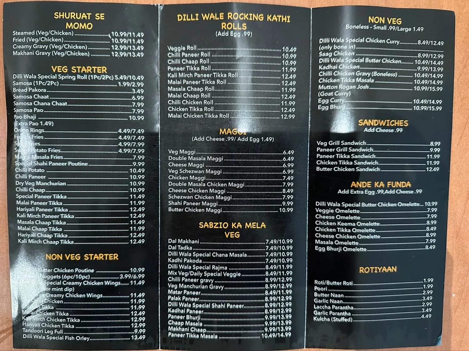 Menu 2