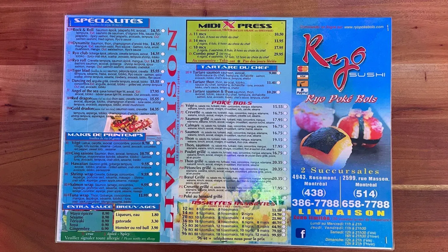 Menu 2