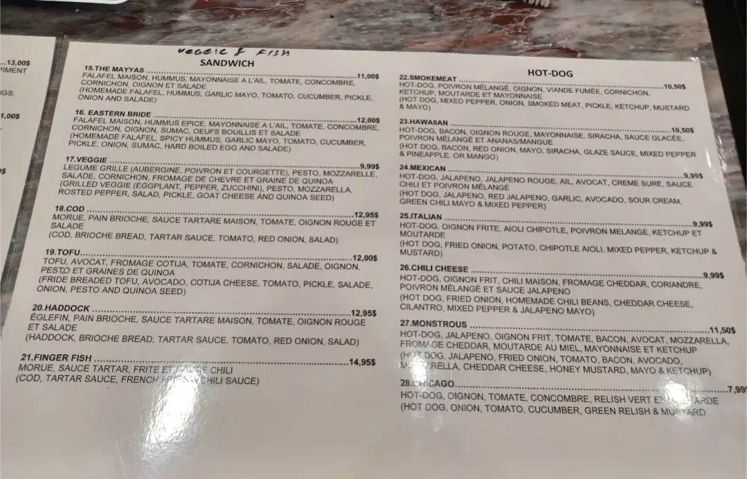 Menu 2