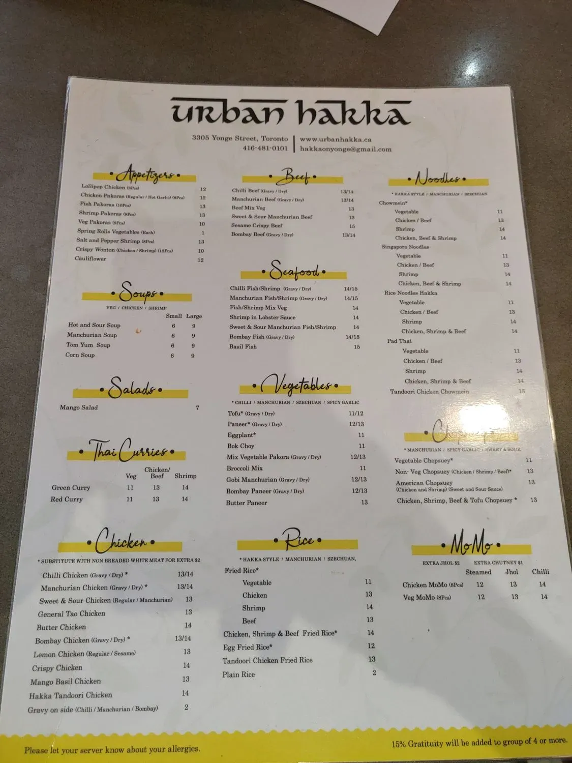 Menu 3