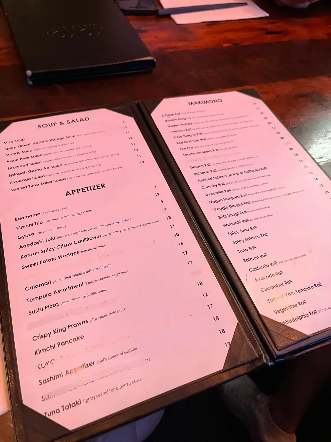 Menu 3