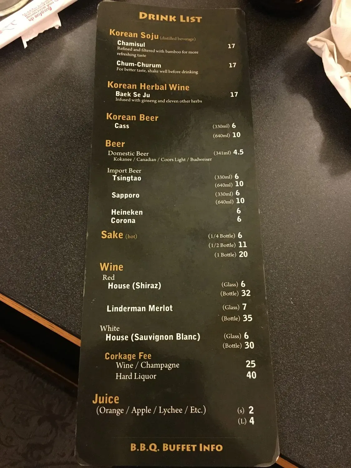 Menu 2