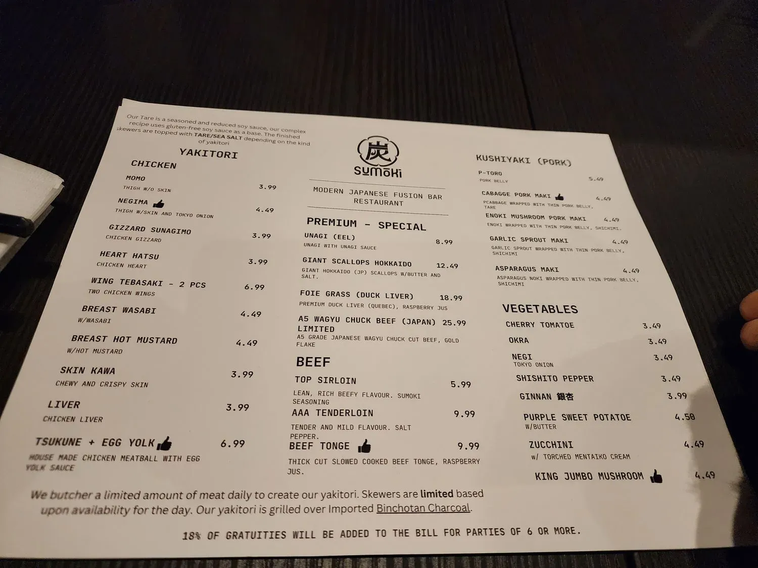 Menu 3