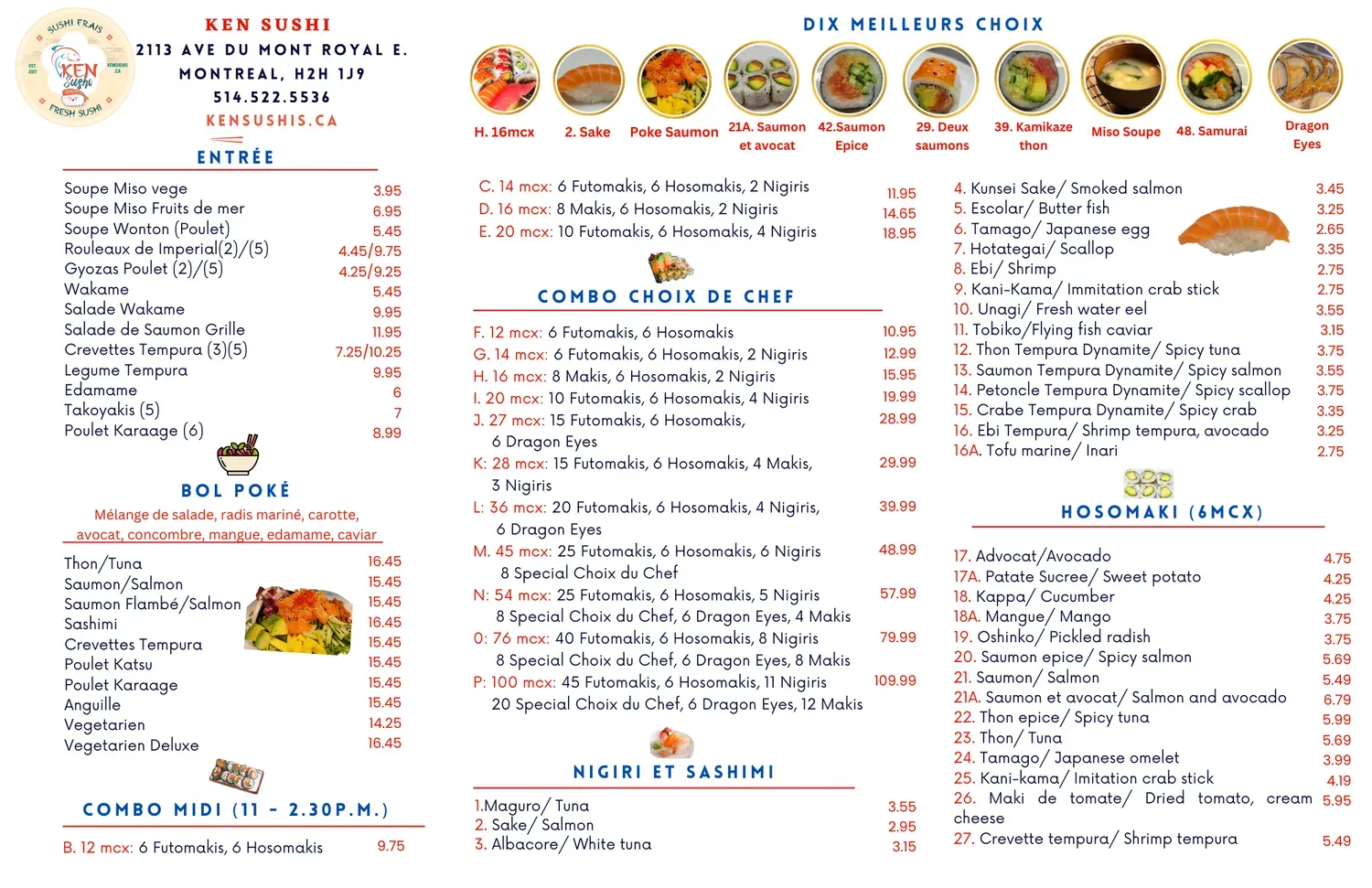 Menu 3