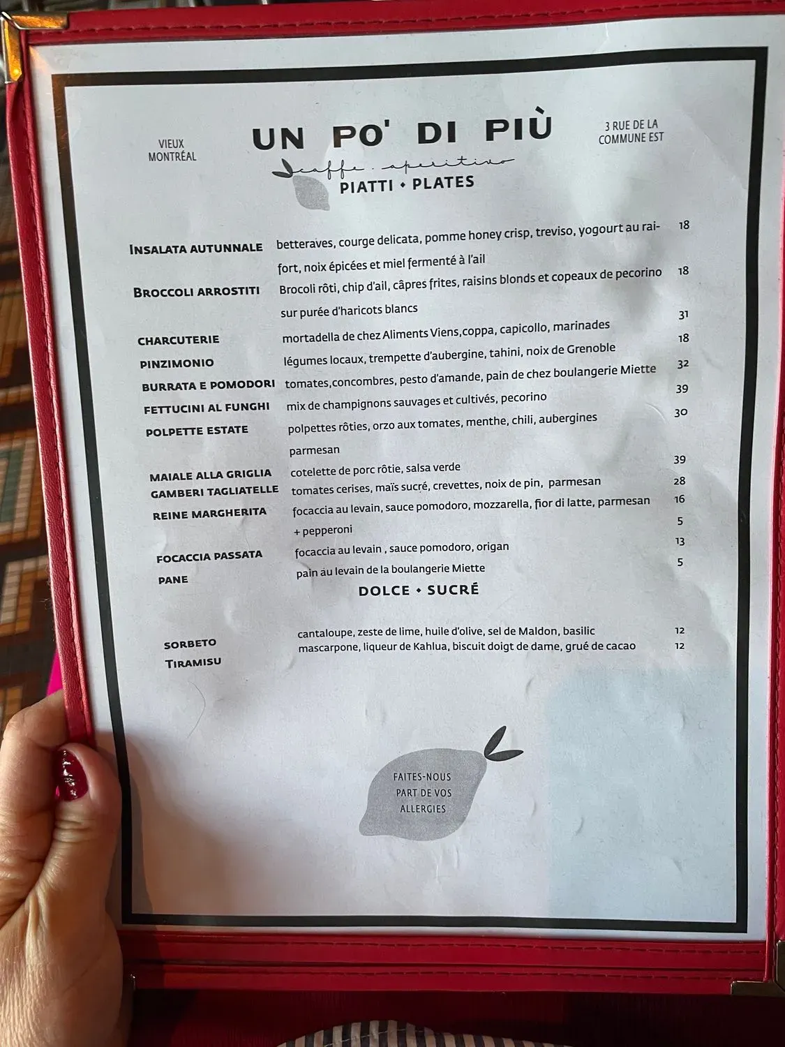 Menu 2