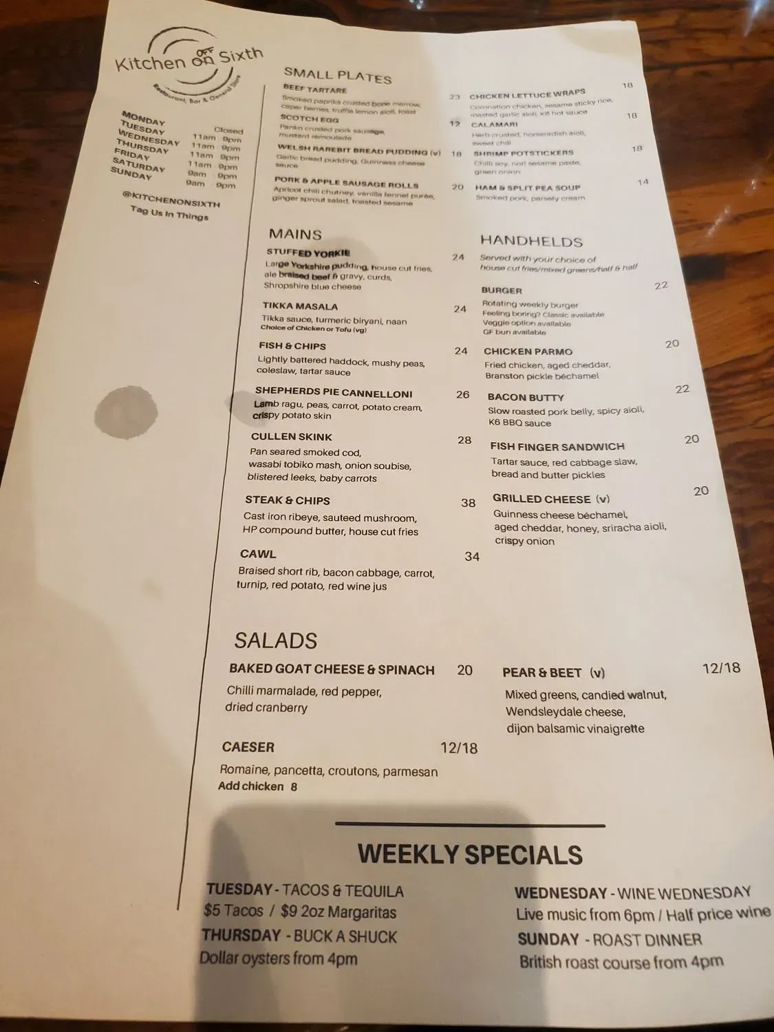 Menu 3