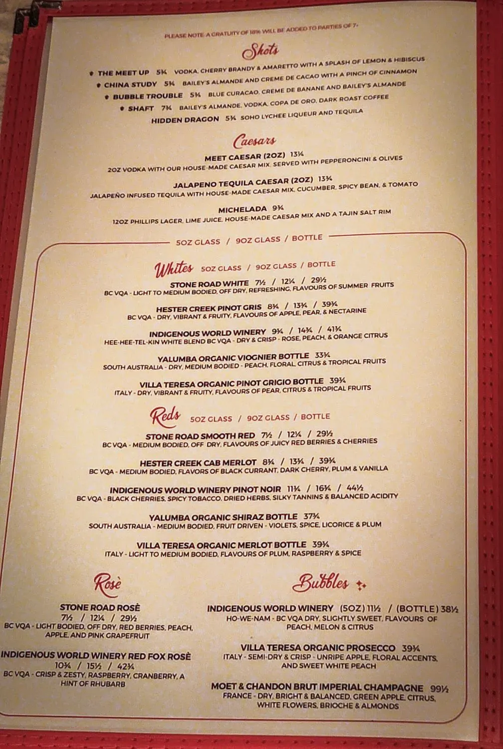 Menu 3