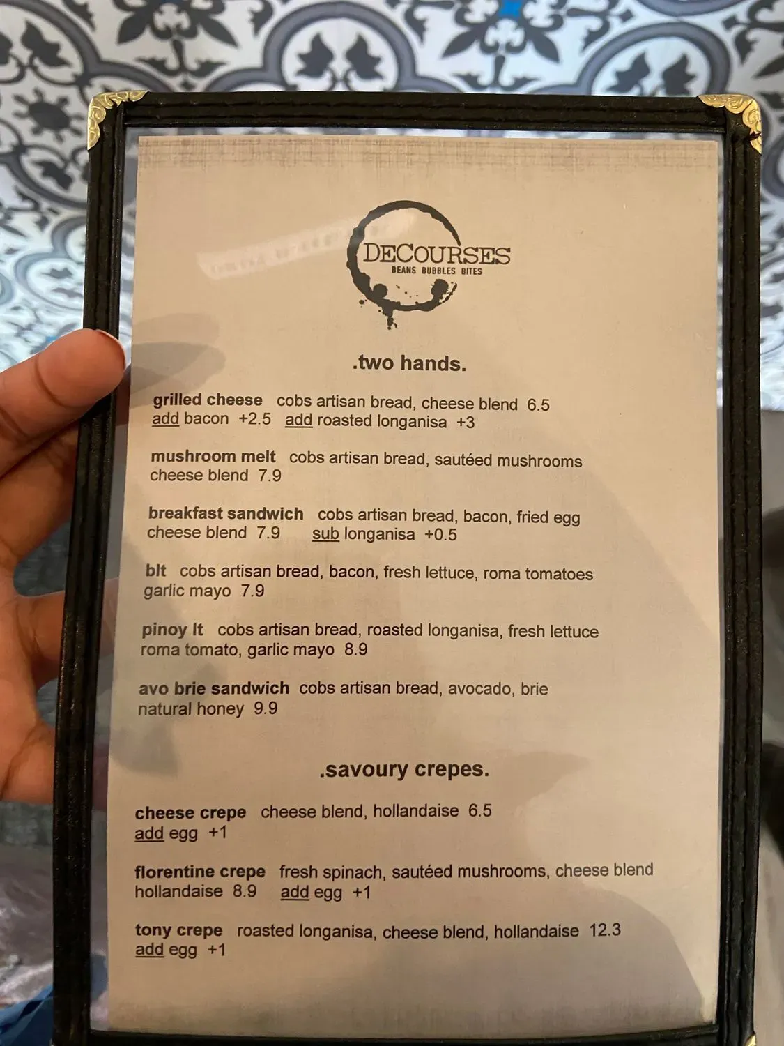 Menu 3