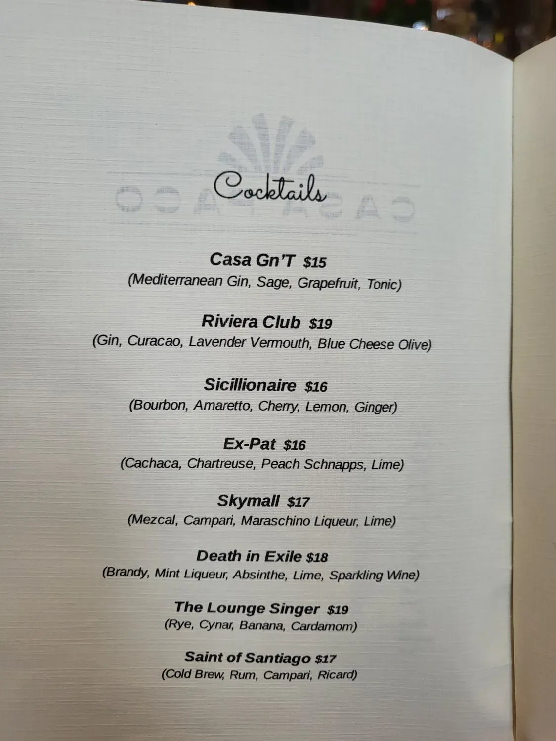 Menu 2