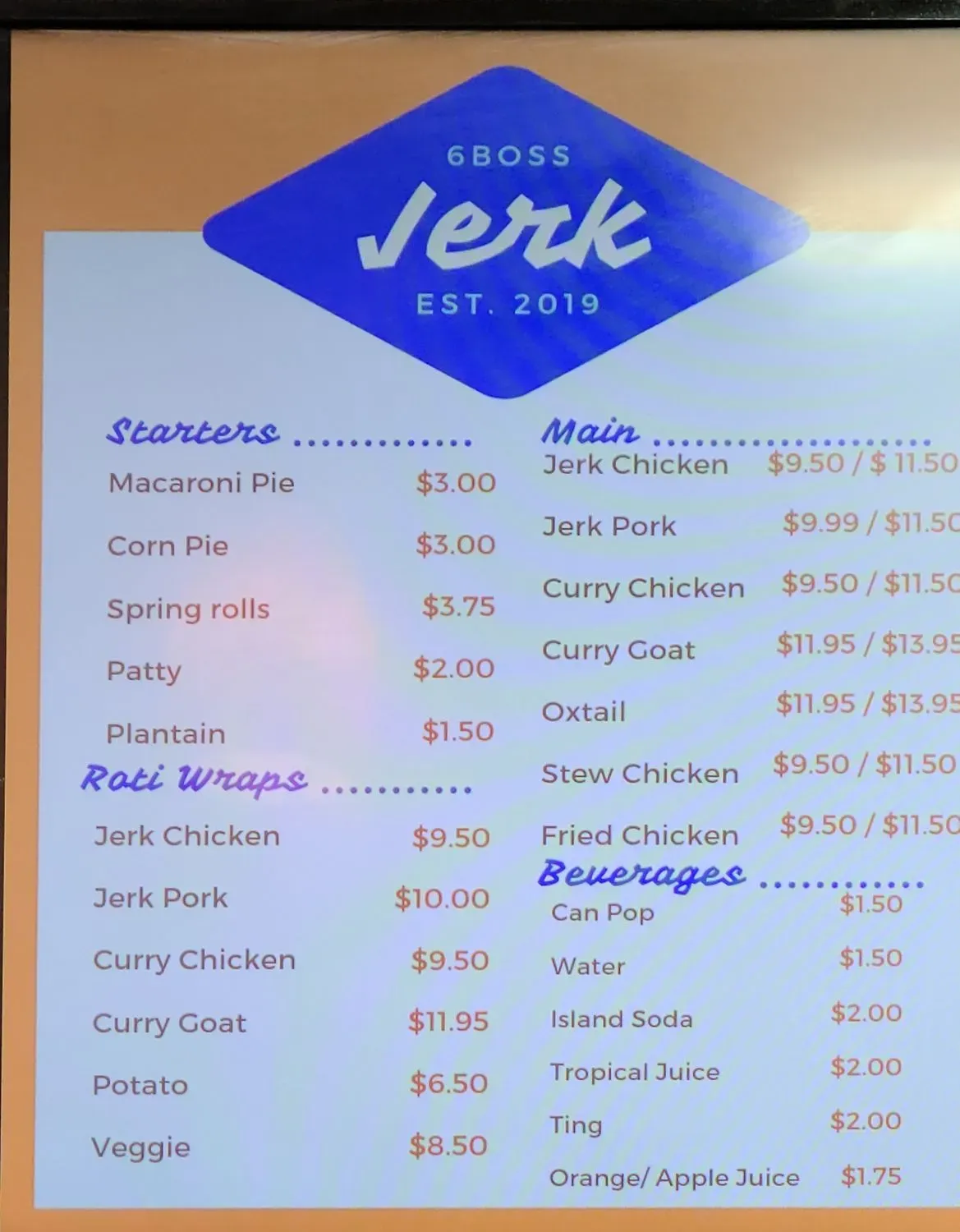 Menu 2