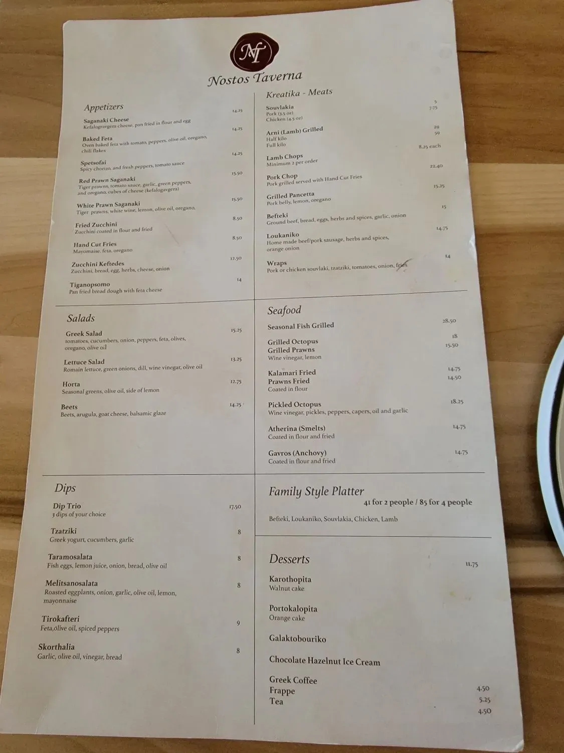 Menu 2