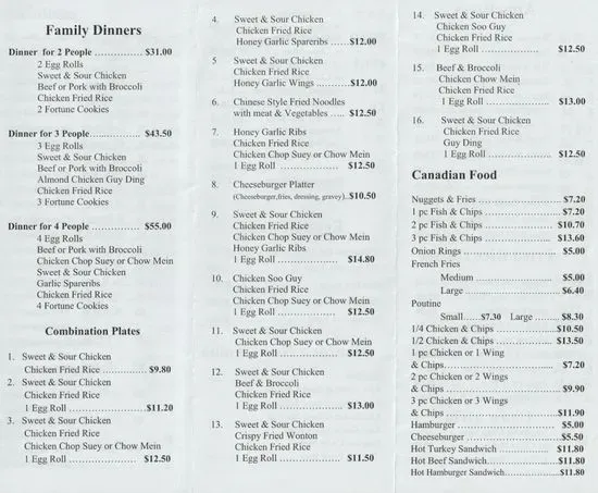 Menu 2