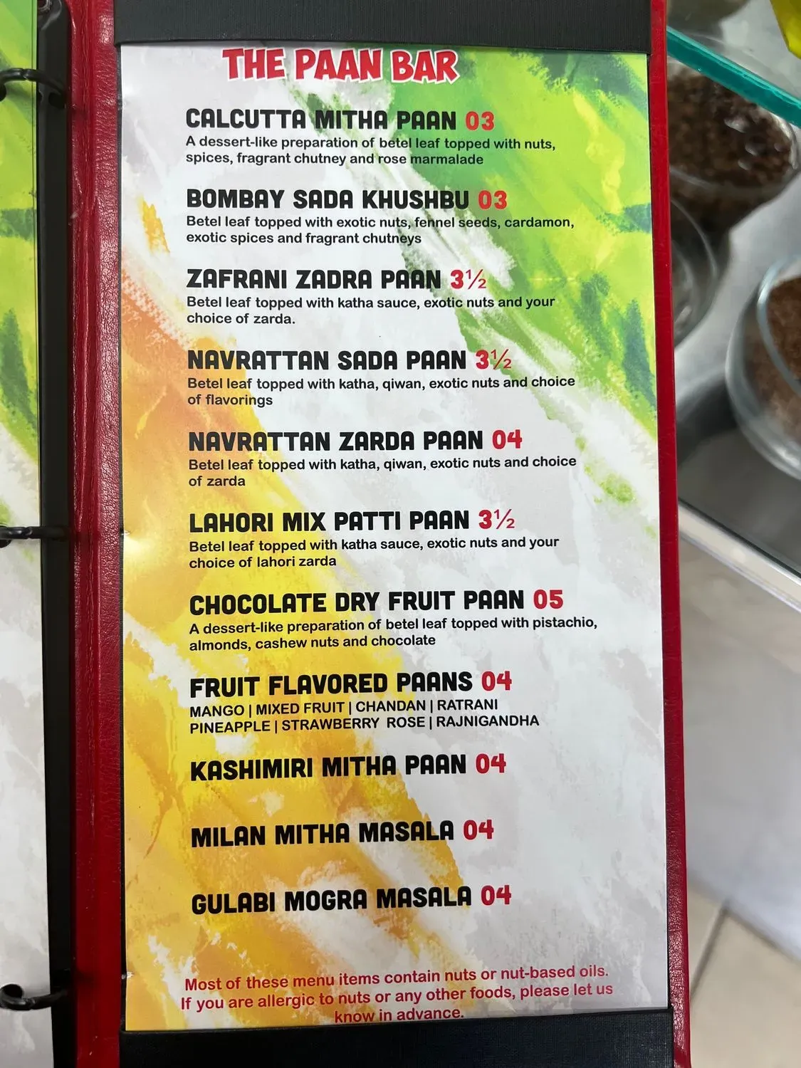 Menu 3