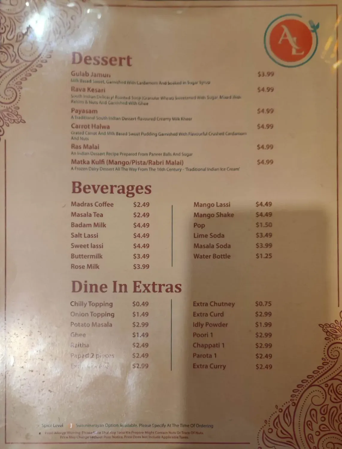 Menu 2